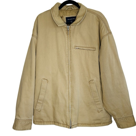 Abercrombie & Fitch Workwear Jacket XXL Detroit Style Utility Outdoors Grunge - Picture 1 of 12